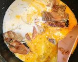 熱燻サーモンとほうれん草のクリームパスタ作り方10写真