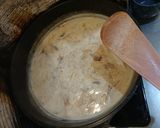 熱燻サーモンとほうれん草のクリームパスタ作り方12写真