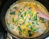 熱燻サーモンとほうれん草のクリームパスタ作り方13写真