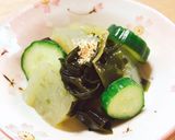 糖質制限　きゅうりとこんにゃくの酢の物作り方7写真