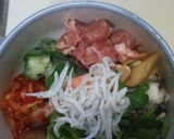 豚キムチときのこと野菜の味噌チーズ焼き作り方1写真