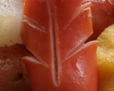 ウインナー飾り切り☆葉っぱ(キャラ弁)作り方4写真