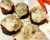 ☼チーズとひき肉♪ズッキーニのオーブン焼作り方8写真