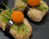 幸せの芽を呼ぶ卵おにぎり作り方6写真
