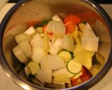 我が家の簡単定番　焼き豚野菜添え作り方5写真