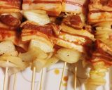 コンロで焼くうまい✨豚バラ肉の串焼き✨作り方3写真