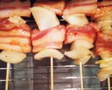 コンロで焼くうまい✨豚バラ肉の串焼き✨作り方4写真