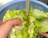 感動の美味さ！挽き肉のレタス包み作り方4写真