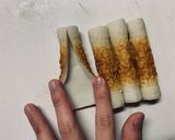 大葉と梅とちくわ作り方2写真