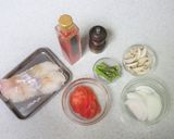 白身魚の包み蒸し　トマトドレッシングがけ作り方1写真