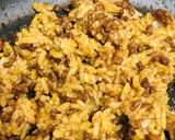 丼弁当●まぜこみキーマカレー丼作り方3写真