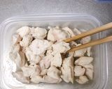 レンジで3分(o^^o)ささみの梅肉和え作り方2写真