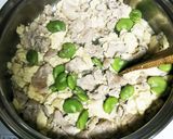 空豆チャンプル❇️豚肉臭み消しのコツつき作り方5写真
