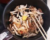 たっぷりきのこの和風パスタ。作り方3写真