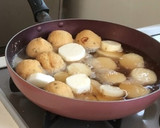 作り置きに♪ホクホク長芋とがんもの煮物作り方3写真
