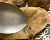 レンジで時短♪ポテトサラダの簡単皮むき作り方4写真