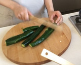 作り置きに♪きゅうりとキムチのごま和え作り方1写真