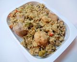 パックご飯で作る「卯の花のチーズご飯」作り方3写真