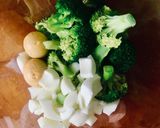 ブロッコリーとゆで卵のカレークリーム和え作り方2写真