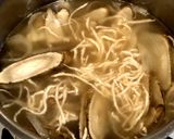 牛蒡 de 具沢山の豆味噌生姜スープ作り方3写真