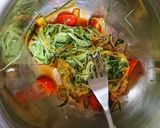 トマトときゅうりの冷静パスタ風作り方8写真