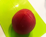 ひんやりさわやか　トマトのわさびおひたし作り方1写真