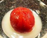 ひんやりさわやか　トマトのわさびおひたし作り方3写真