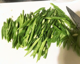 ささげとさつま揚げの胡麻油炒め作り方2写真