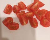 ミニトマトのチーズオムレツ作り方1写真