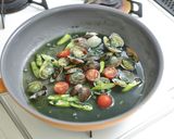 CA産スピルリナ　ボンゴレ風パスタ作り方7写真
