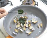 CA産スピルリナ　ボンゴレ風パスタ作り方6写真