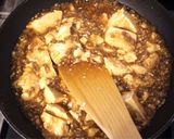 m豆腐とひき肉のあんかけ丼作り方4写真