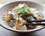 m豆腐とひき肉のあんかけ丼作り方6写真