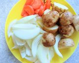 新じゃが芋と豚バラの肉じゃが風煮♪作り方1写真