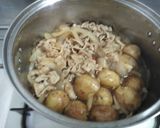 新じゃが芋と豚バラの肉じゃが風煮♪作り方9写真