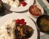 mさば缶入り 和風ひき肉ハンバーグ作り方11写真