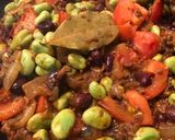 空豆キーマカレー作り方2写真