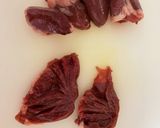 ハツの甘辛煮作り方1写真