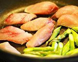 白身魚と焼きアスパラの和風アクアパッツァ作り方4写真