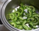 ゴーヤと豚のピリ辛炒め　作り方1写真