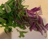 カンタン赤水菜ときゅうりとタコの酢の物作り方2写真