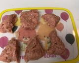 8才が作った星型ハンバーグ ☆七夕にも作り方4写真