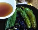 リカちゃん♡なすししとうオクラの煮浸し*作り方14写真