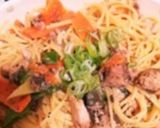 鯖缶de和風パスタ作り方8写真