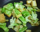 厚揚げ・キャベツの味噌ダレ炒め♪作り方6写真