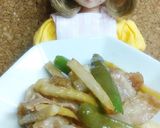 リカちゃん♡筍 豚 獅子唐 オイスタ炒め作り方13写真