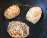 鶏豚ひき肉の和風ハンバーグ!!!!作り方4写真