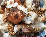 納豆とぶりの照り焼きの混ぜご飯作り方3写真