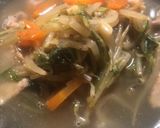鶏ガラいりこ昆布からスープ、塩ラーメン♪作り方8写真
