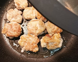 丸めて…ぶた焼きのネギソースがけ作り方6写真